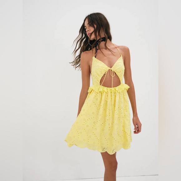 NWOT For Love And Lemons Natalia Mini Dress - Picture 1 of 7